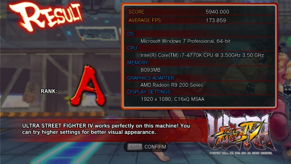Ultra Street Fighter IV R9 285 2gb