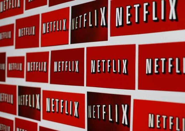 The Netflix logo is shown in this illustration photograph in Encinitas, California October 14, 2014.  REUTERS/Mike Blake