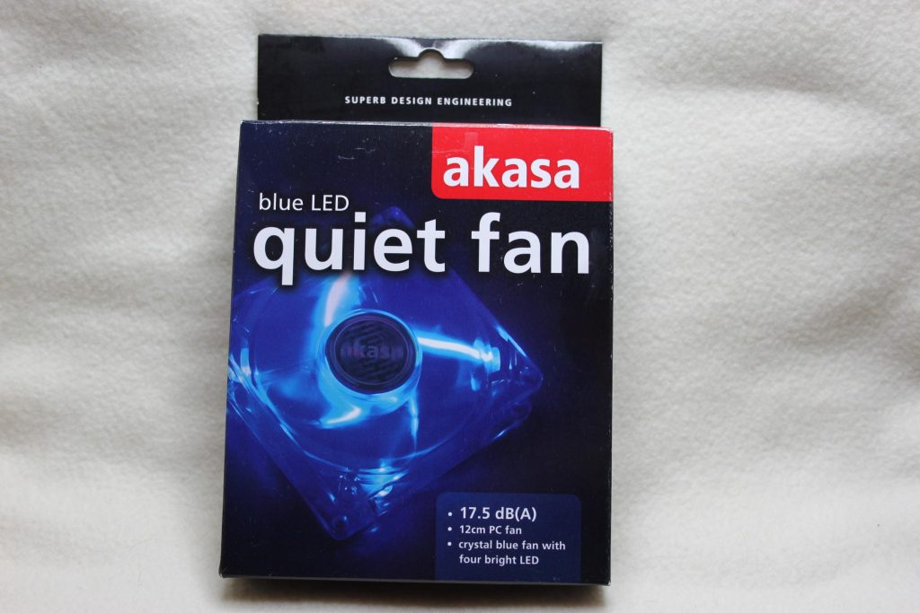 Akasha blue LED fan
