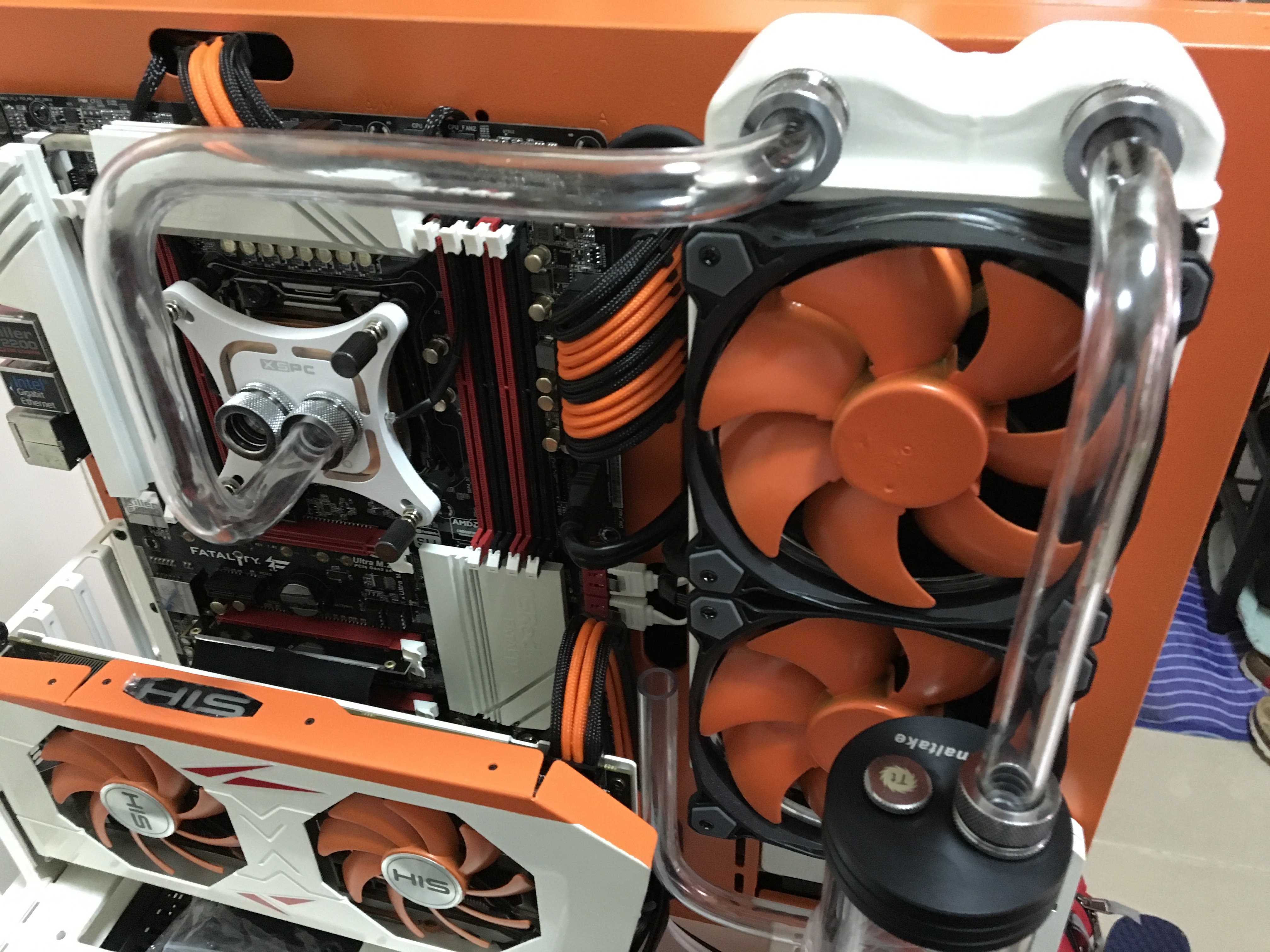 Thermaltake Pacific RL240 D5 Hard Tube Water Cooling Kit Review FunkyKit