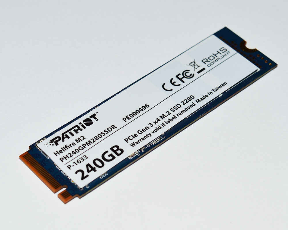 Patriot Hellfire 240GB NVMe M.2 SSD Review Funky Kit