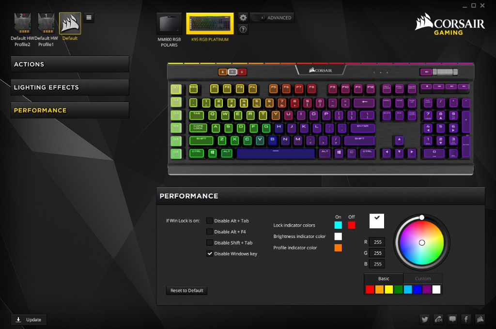 Corsair K95 RGB Platinum Gaming Keyboard Review Page 5 of 6 FunkyKit