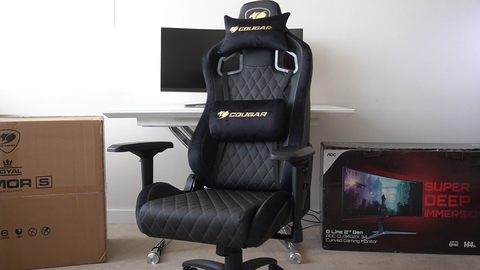 Cougar Armor Gaming Chair Review - Are Gaming Chairs Worth It (Racer Style  Computer Chair) 