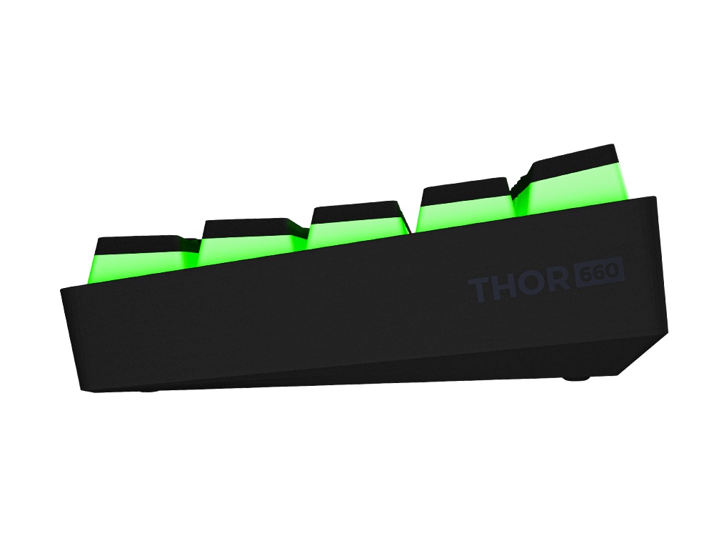 El Genesis Thor 660 es un teclado compacto, con materiales de