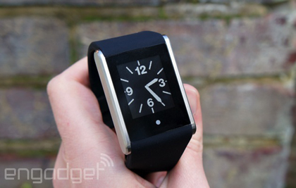 engadget phosphor touchtime smartwatch