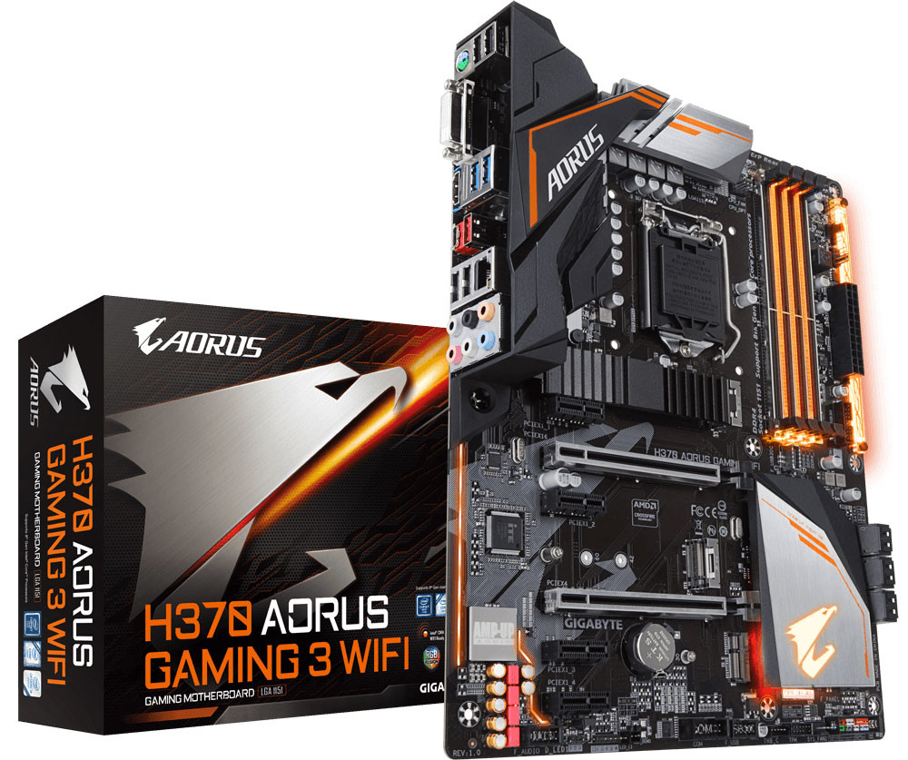 GIGABYTE Announces Aorus Motherboards Based on Intel H370 and B360