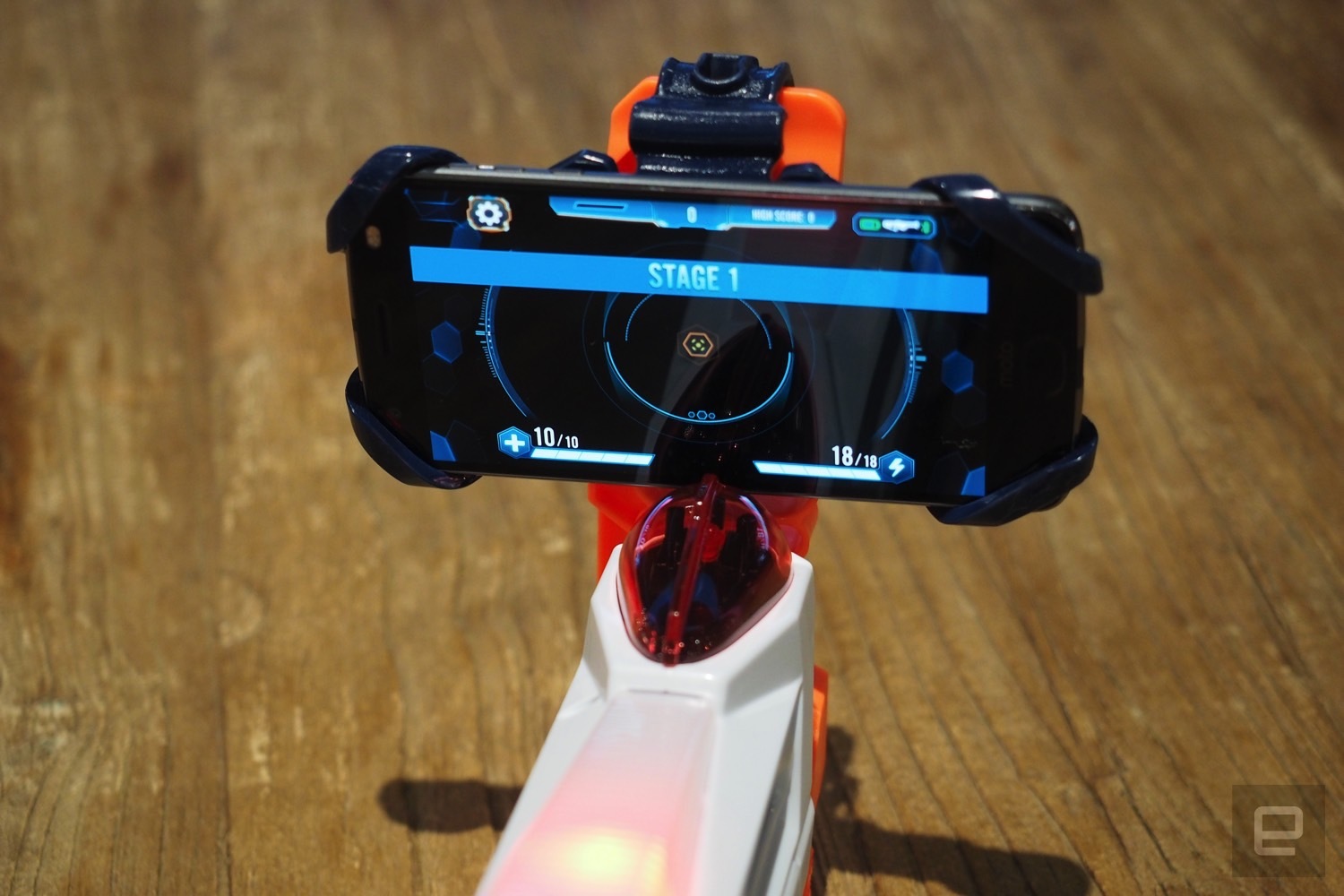 nerf gun laser light