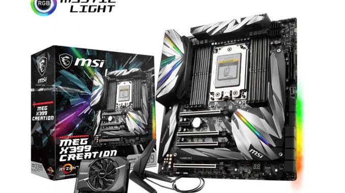 MSI MEG X399 Creation 1