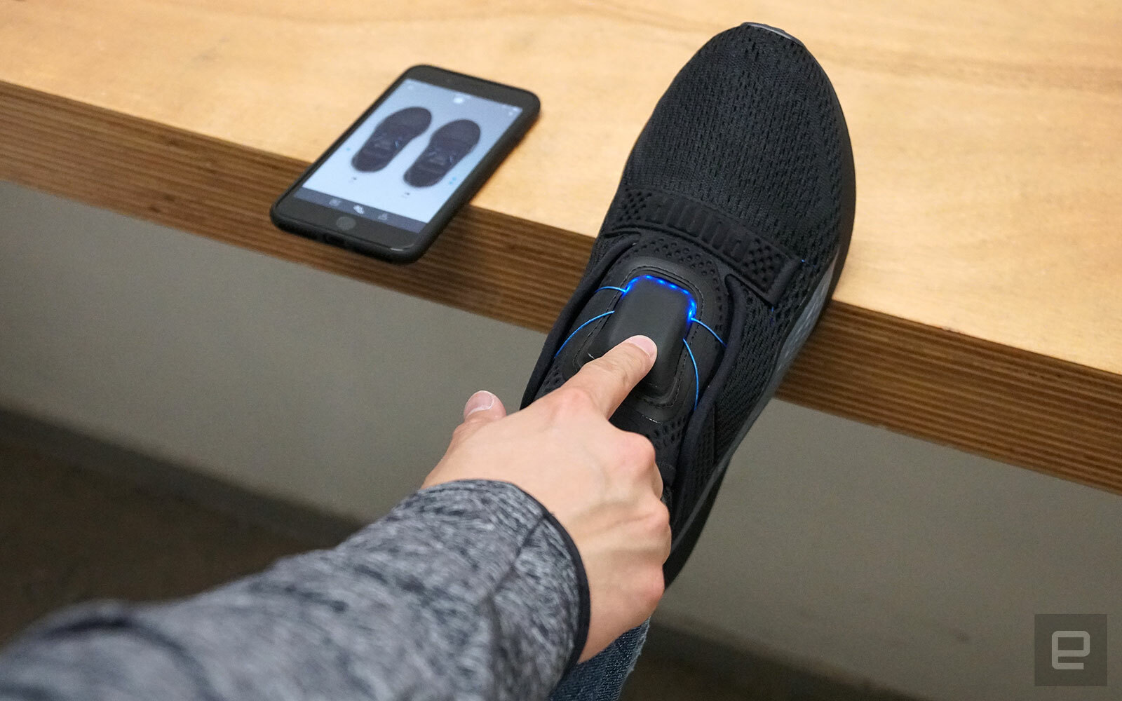 puma fi self lacing shoes