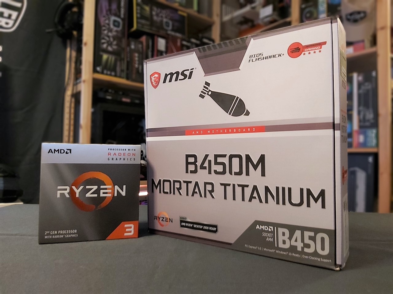 Amd ryzen sales 3 3200g b450