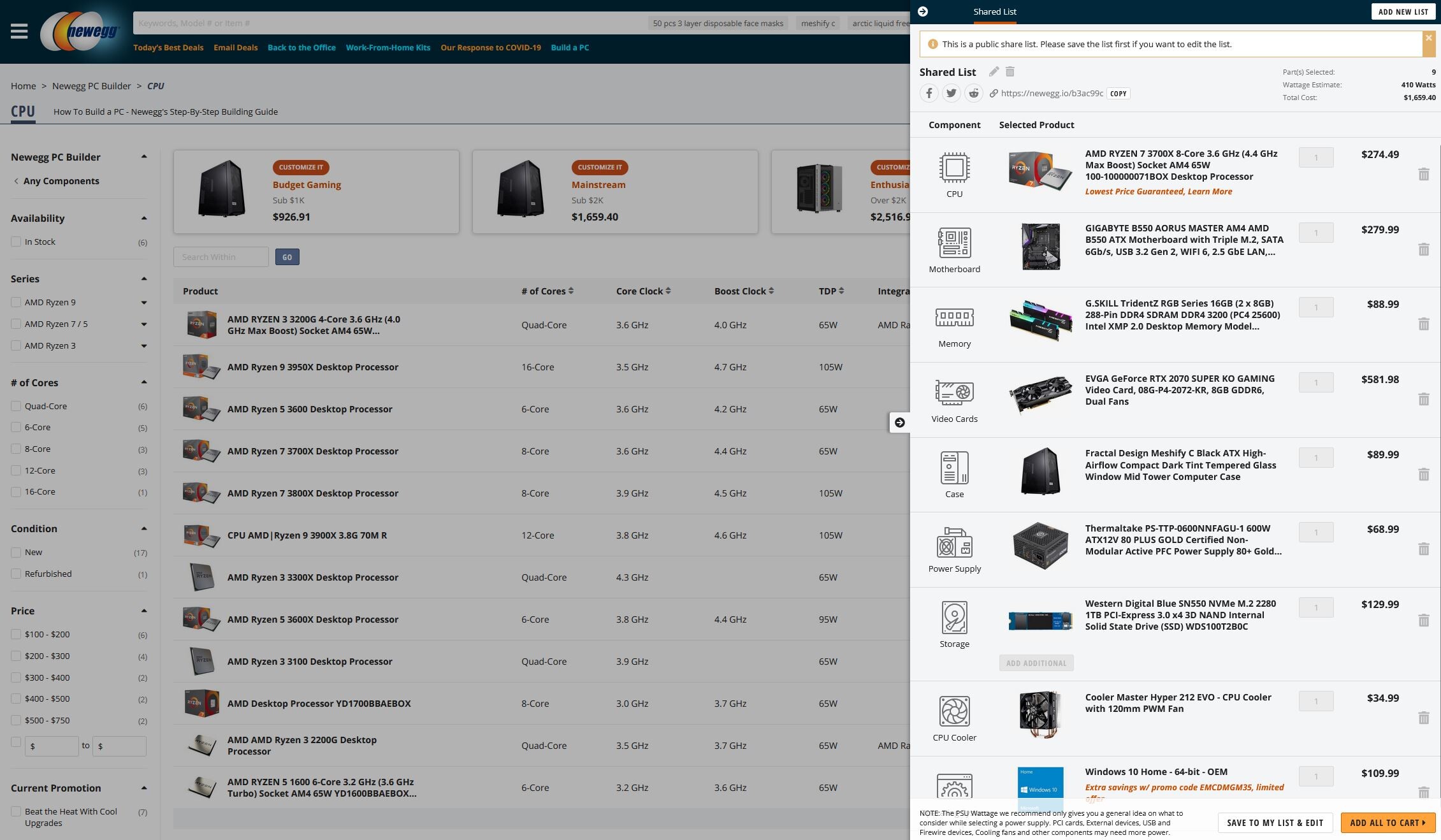 Newegg pc picker FunkyKit