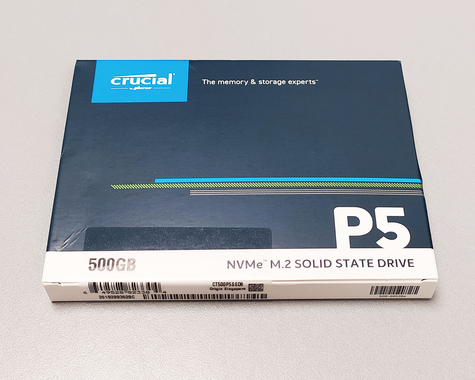 Crucial P5 500GB M.2 NVMe SSD