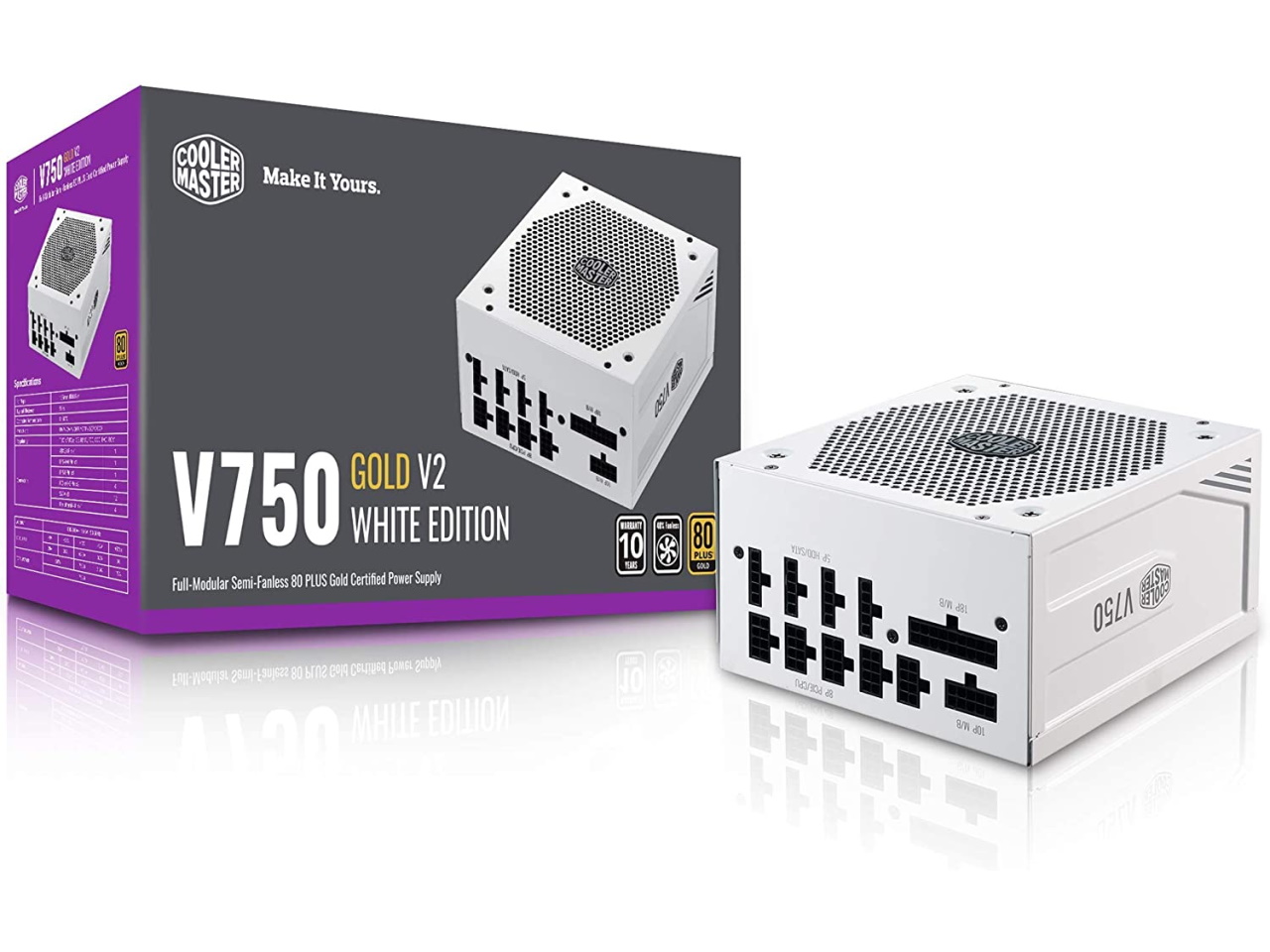 Cooler Master V750 Gold-V2 White Edition PSU Review - Funky Kit