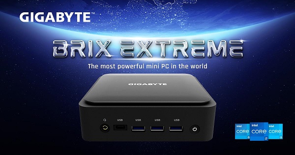 GIGABYTE Unveils New BRIX Mini-PC, the Most Powerful Mini PC in the World - Kit