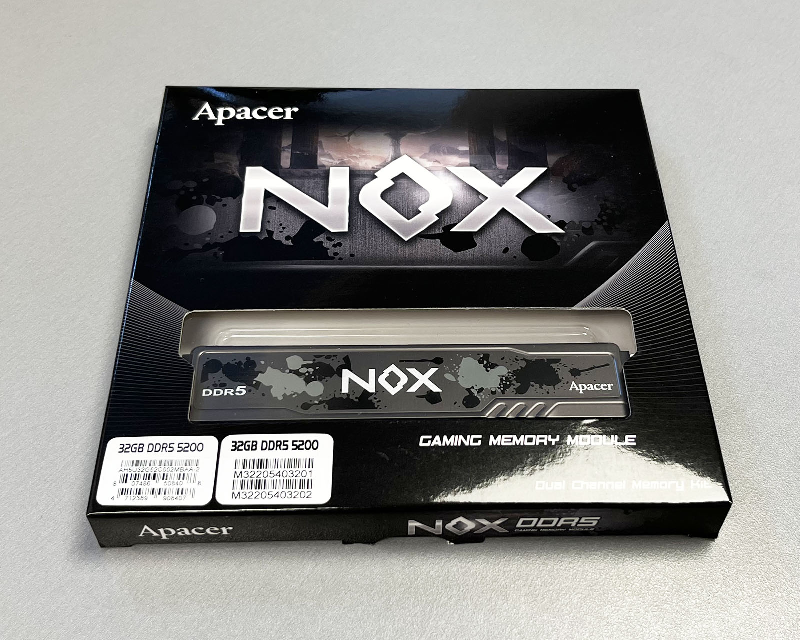 Apacer NOX 32GB DDR5-5200 Memory Kit 