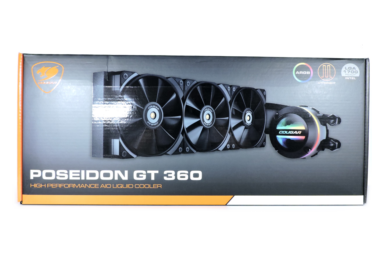 Water Cooler Cougar Poseidon GT 360, ARGB