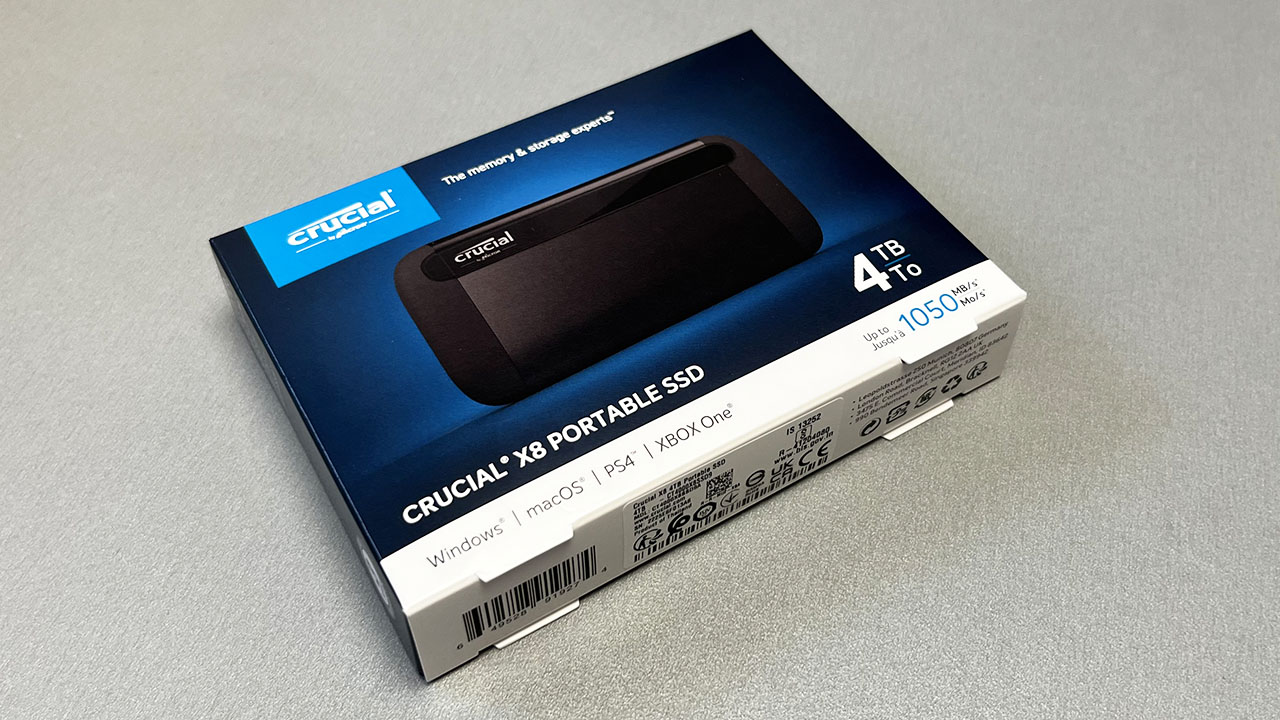 Crucial X8 4TB Portable SSD