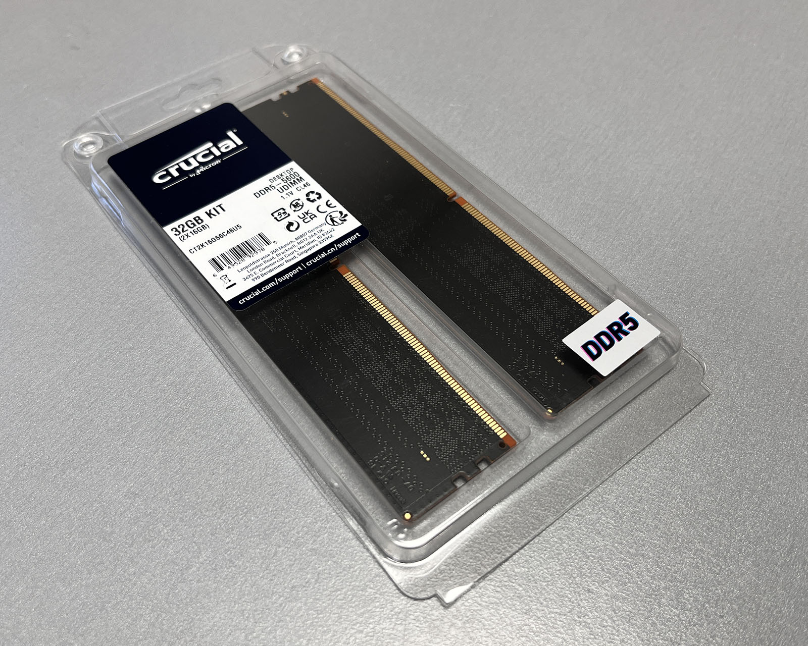 Crucial 32GB DDR5-5600 Memory Kit
