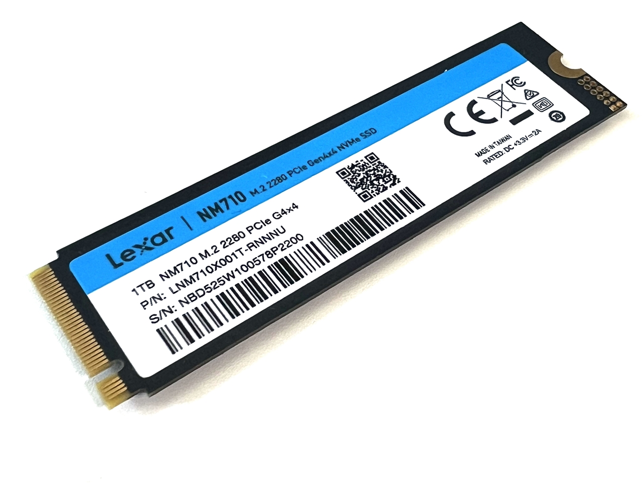 Lexar® NM710 M.2 2280 PCIe Gen4x4 NVMe SSD